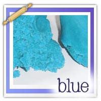 Blue playdough activities