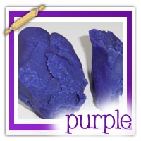Purple playdough activities