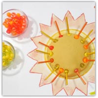 Rays of sunshine playdough threading activity