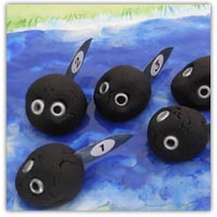 Spring time tadpole playdough counting activities