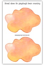 Baked bean sauce pools - blank