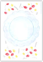 Playdough birthday cake mat printable