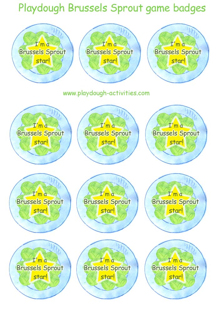 I'm a Brussels Sprout star award badges