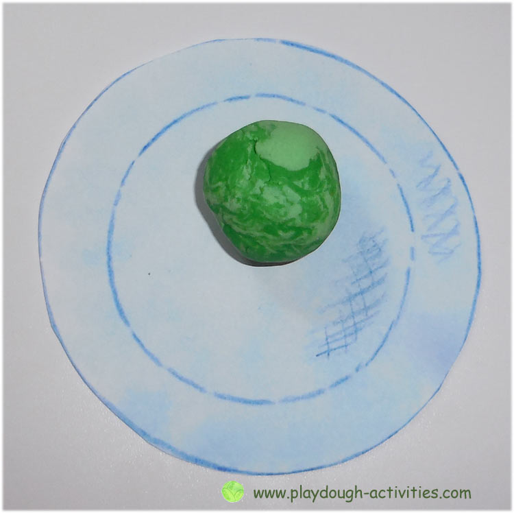 Put the saved, left over sprouts onto a plate for counting up later