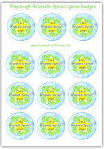 Brussels Sprout Game badges