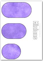 Purple Minion bodies to decorate