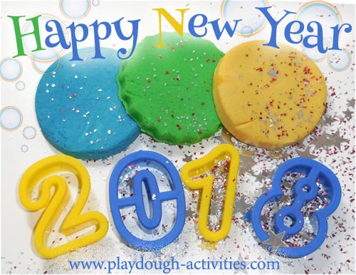 A very happy New Year may it be a playdough filled 2018