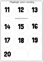 Acorn disc counters 11 to 20