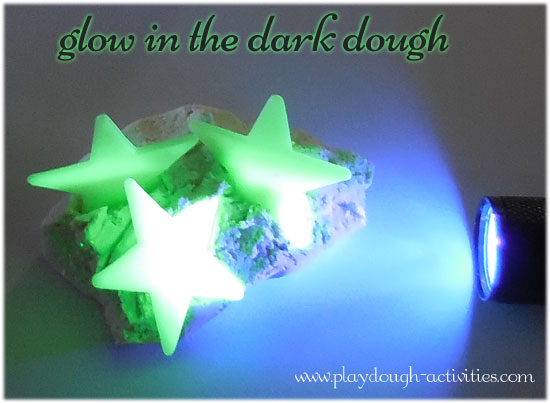 glow inthe dark playdough activities