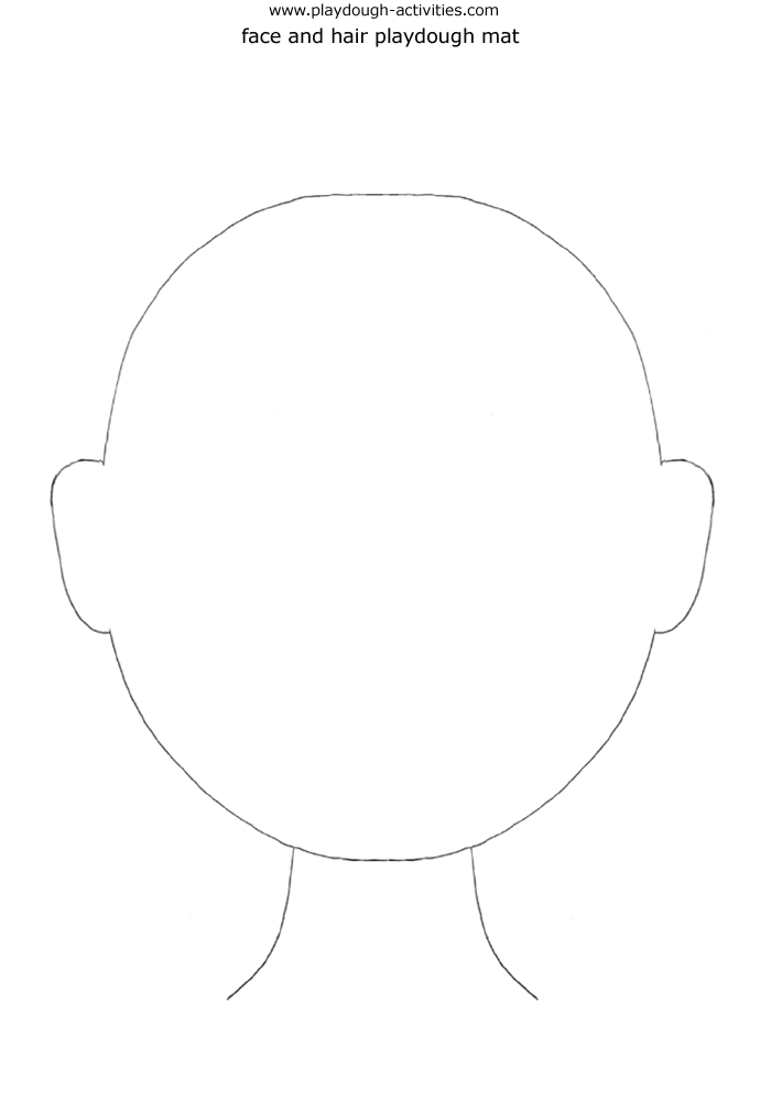 face outline template
