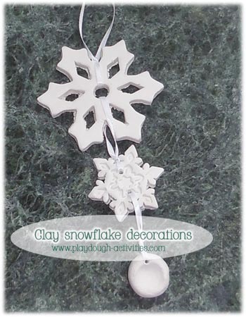 Handmake clay decorations