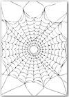 Halloween spider web printable