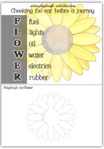 FLOWER car check words
