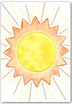 Sun playdough mat printable for the summer season