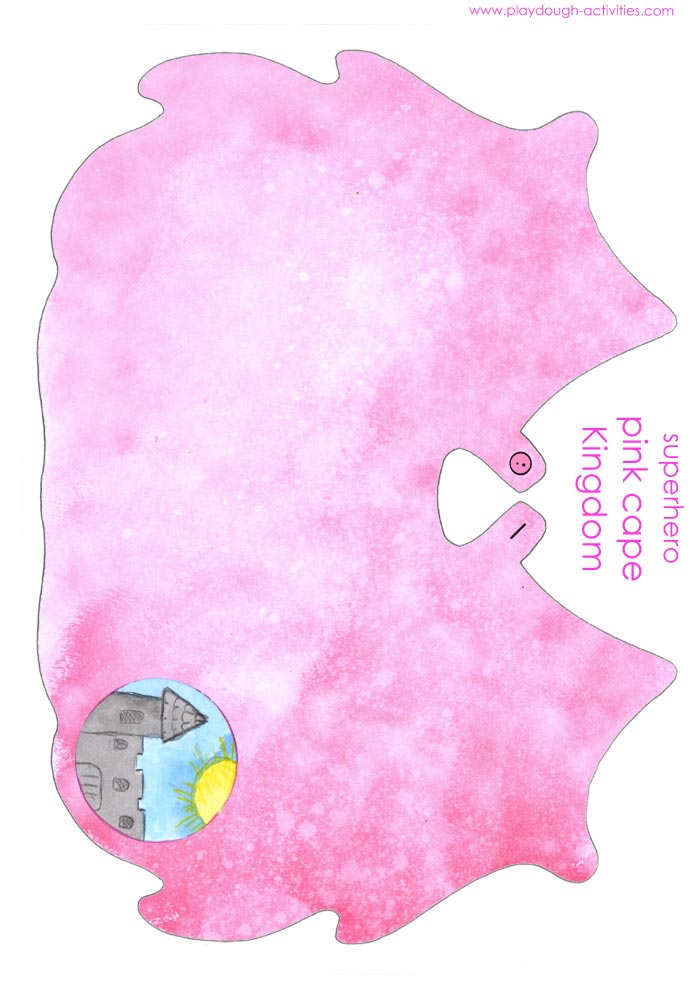 Superhero pink cape kingdom- rescue adventure