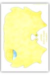 yellow super hero cape picture printable