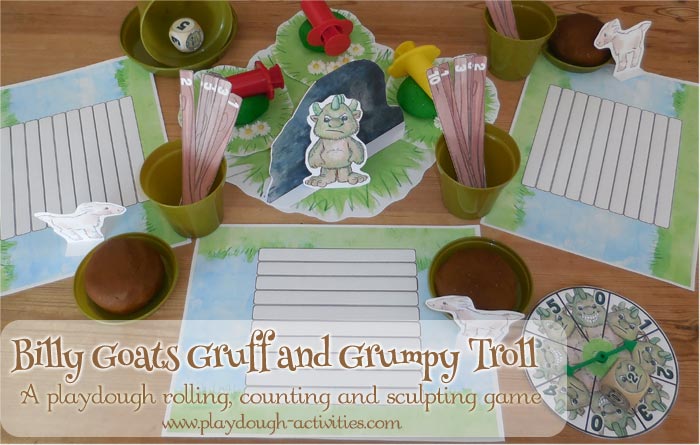 Table top game - Billy Goats Gruff and Troll's bridge