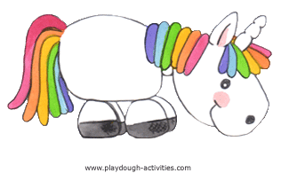 Cute unicorn clipart