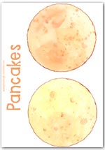 2 pancake playdough mat printables