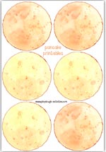 6 pancake playdough mat printabls for preschool maths and numeracy activities