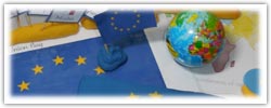 EU European Union flag playdough activity