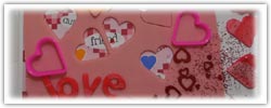 Heart reveal picture for Valentine's day activities