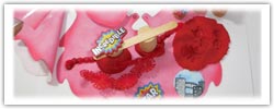 Superhero playdough - red cape city