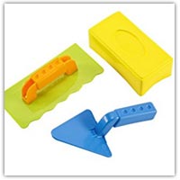 Large sand and mud bricklaying tools to buy on amazon.co.uk