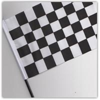 Race track checkered flags on amazon.co.uk