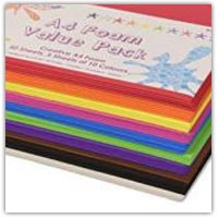 Craft foam to cut and decorate - buy on amazon.co.uk