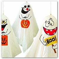 Spooky ghost decorations