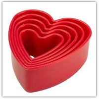 Buy heart shaped cutters on amazon.co.uk