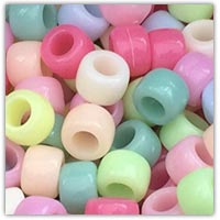 Buy light, pastel coloured pony beads on amazon.co.uk