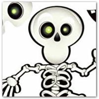 Pin the smile on the skeleton - buy on amazon.co.uk