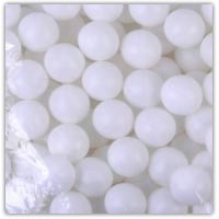 Buy plain white ping pong balls on Amazon.co.uk