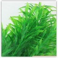 Artificial plastic bamboo shaped leaves
