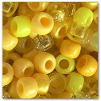 Buy yellow mix of pony beads on amazon.co.uk