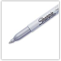 Silver sharpie - permanent marker pens