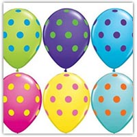 Buy spotty balloons on Amazon.co.uk