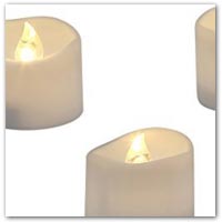 Buy battery candles to light yup your playdough pumpkins on Amazon.co.uk