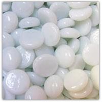 white glass nuggets to make own eyes