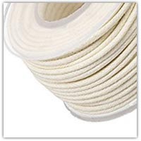 Waxed white cotton cord on amazon.co.uk